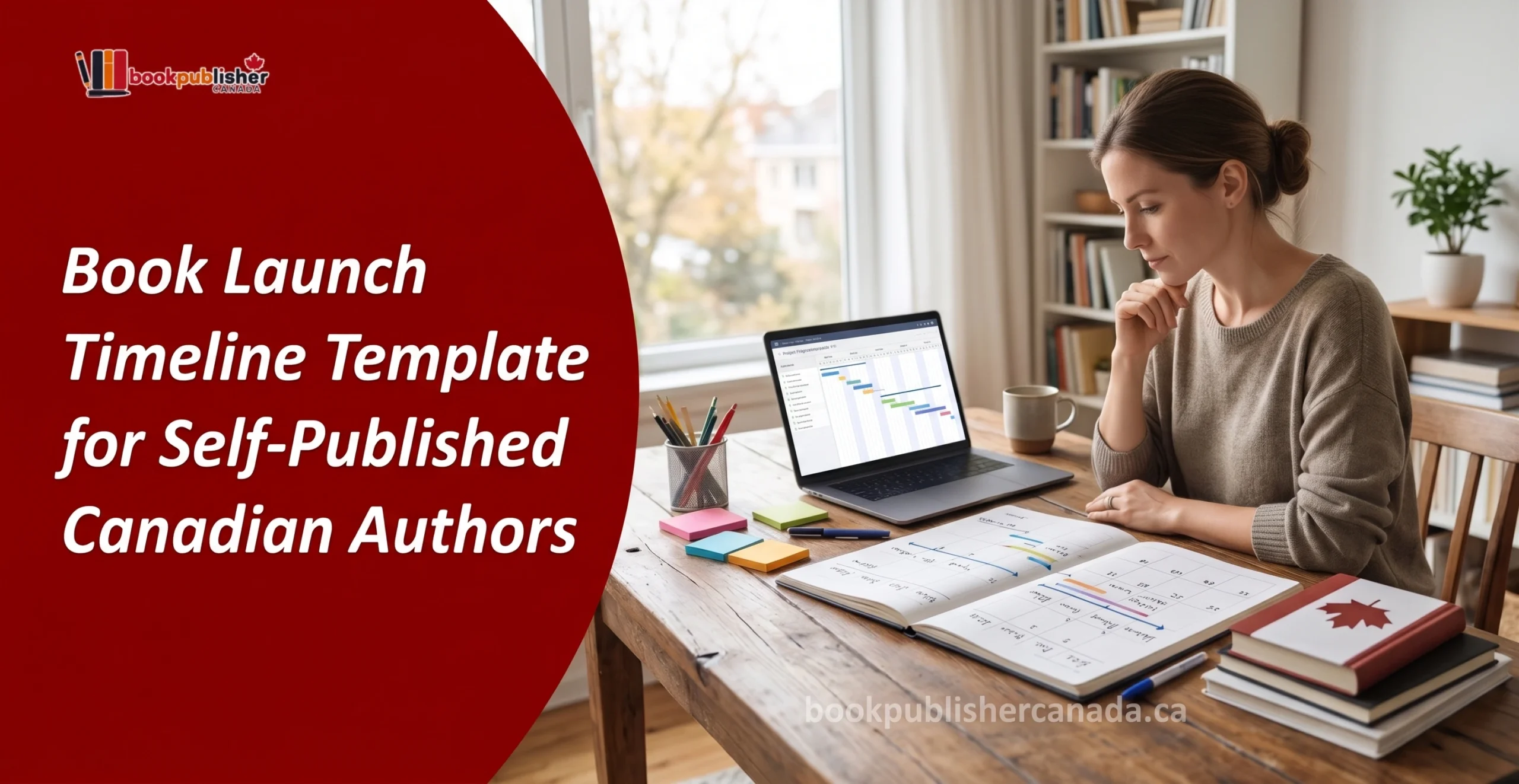 Book Launch Timeline Template for Self-Published Canadian Authors